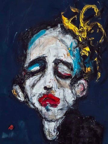Arvydas Gaiciunas (Retne) - Gra N-32 — Contemporary, Antiek en Kunst, Kunst | Schilderijen | Modern