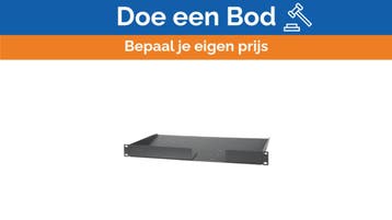 Bieden: Extron Universal 1U Rack Shelf Metal Mounting Brack, Ophalen of Verzenden, Nieuw