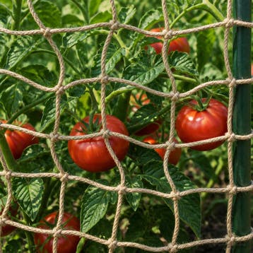 vidaXL Jute plant ondersteuningsnet Naturel 2 x 50 m 100%, Verzenden, Nieuw