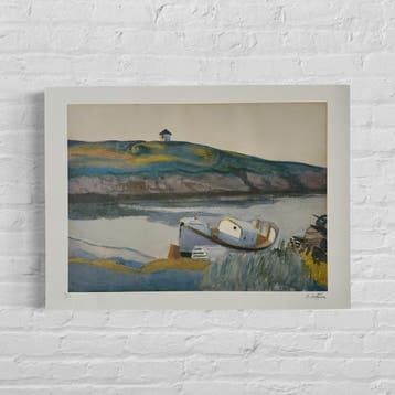 Edward Hopper Coast Guard Cove Lithografie Arches 300gsm