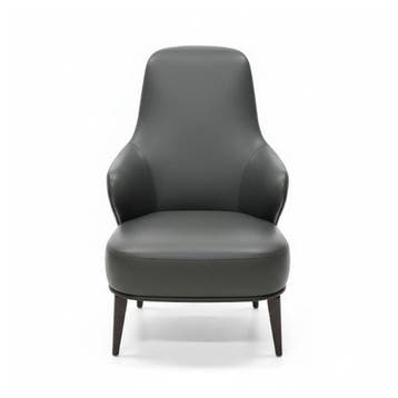 Bieden: Minotti Leslie Bergere Fauteuil Aspen 26 Leather Bl, Ophalen of Verzenden, Nieuw