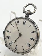 Cilindro Argento 1880 . Con chiavetta originale orologiaio, Bijoux, Sacs & Beauté