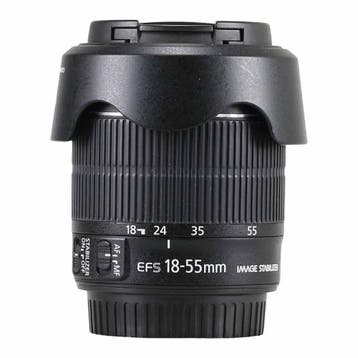 Canon EF-S 18-55mm f/3.5-5.6 IS STM met garantie, Ophalen of Verzenden, Gebruikt