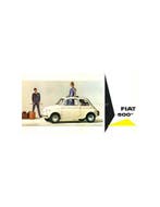 1965 FIAT 500D / GIARDINIERA BROCHURE NEDERLANDS