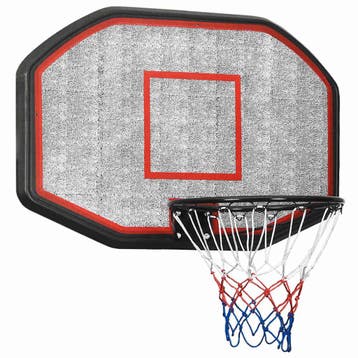 vidaXL Basketbalbord 109x71x3 cm polyetheen zwart, Sport en Fitness, Basketbal, Verzenden, Nieuw