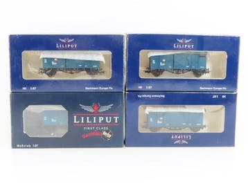 Liliput H0 - L225399 - Modeltrein goederenwagon (4) - 4, Nieuw