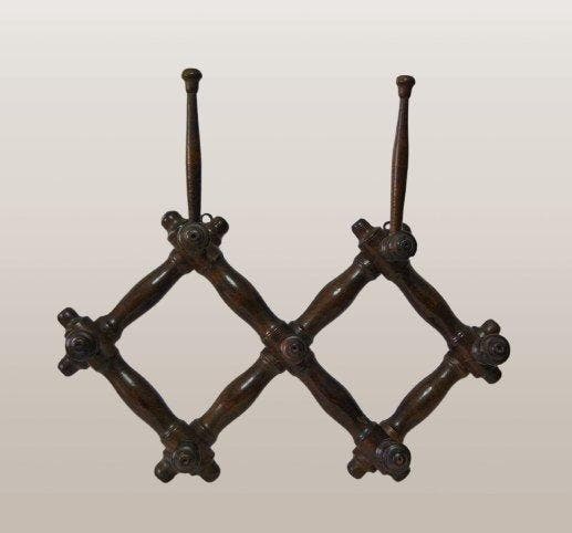 Porte-manteau - Bois, Hêtre - Portemanteau accordéon, Antiek en Kunst, Antiek | Overige Antiek