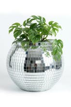 Discobal Bloempot Ø 23 cm Champagnekoeler Spiegeltjes Plante, Ophalen of Verzenden, Nieuw