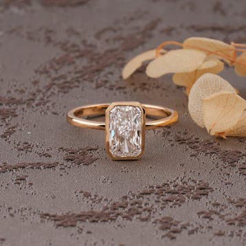 Zonder minimumprijs - Ring - 14 karaat Geel goud - 2.03ct.
