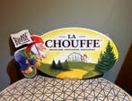 Prachtig embleem van Chouffe bier - metalen plaat - 35 cm x