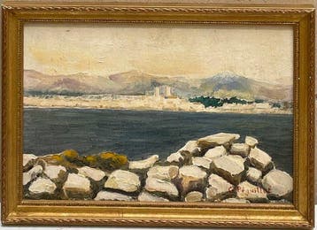 Franse school (XX) - Paysage de Bord de mer (vendu sans prix
