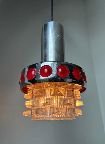Massive - Lamp - Chroom - Space-age hanglamp