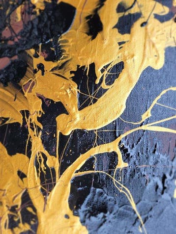 Laura Capellini Art - LUZ DE LA TIERRA#02-NO RESERVE ,(XL)