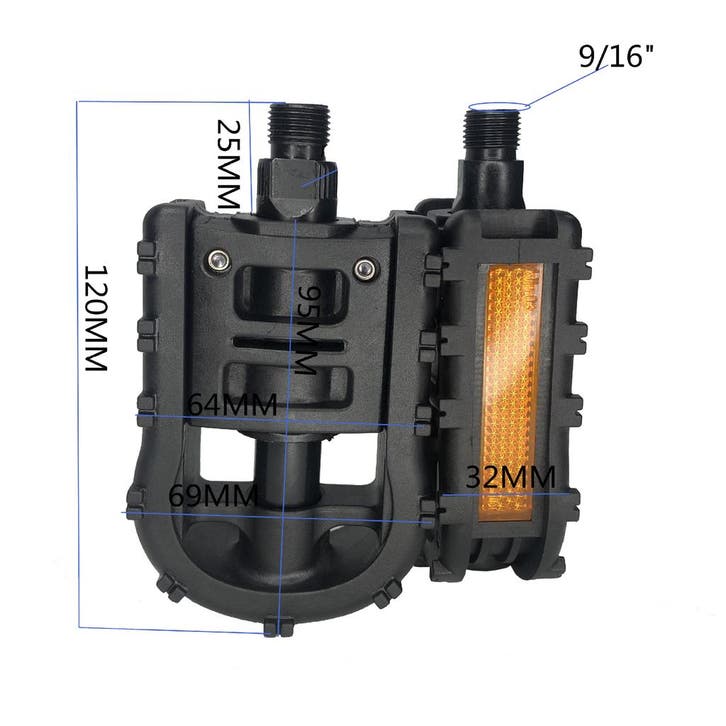 Hbs Pd-fold-002 Opvouwbaar Fietspedaal – Duurzaam Antislip, Fietsen en Brommers, Fietsaccessoires | Overige Fietsaccessoires, Ophalen of Verzenden