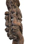 Yali houten dakornament met mythologisch wezen - Hout -