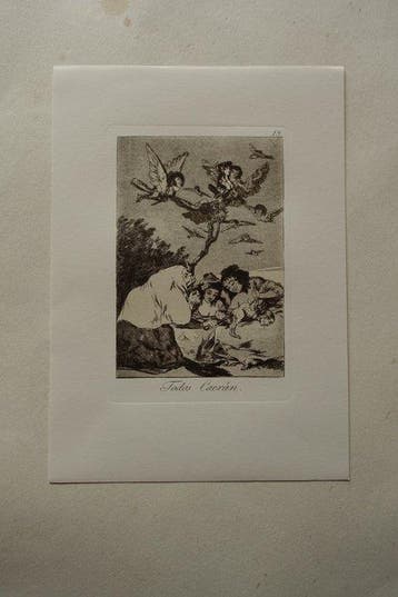 Francisco De Goya (1746-1828) - Caprichos Blatt #19 Todos
