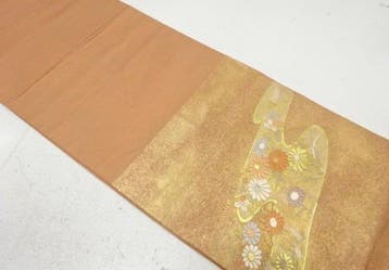 Nishijin Fukuro Obi Zijde Kimono-riem Honke Kano Iris