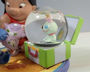 Disney Parks - 1 Snowglobe - Lilo y Stitch derrama la taza, Verzamelen, Nieuw