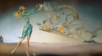 Salvador Dali (1904-1989) - Trilogy of the Desert, Mirage,, Antiquités & Art