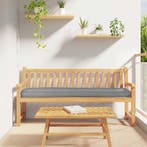 vidaXL Pallet Kussen Set 2 pcs Grijs 200 x 40 x 8 cm Oxford, Verzenden, Nieuw