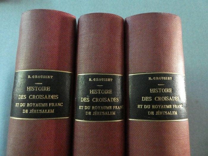 René Grousset - Histoire des Croisades et du Royaume Franc, Antiek en Kunst, Antiek | Boeken en Manuscripten