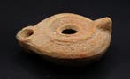 Oud-Romeins Terracotta olielamp - 88 mm (Zonder