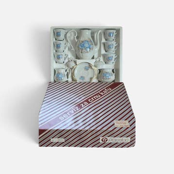 Service à café en coffret de luxe - porcelaine d’Europe de, Antiek en Kunst
