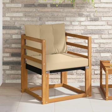 vidaXL Buitensofa Massief Acacia Hout Naturel, Verzenden, Nieuw