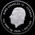 Tuvalu. 1 Dollar 2024 - The Perth Mint - Bon Scott 1 Oz