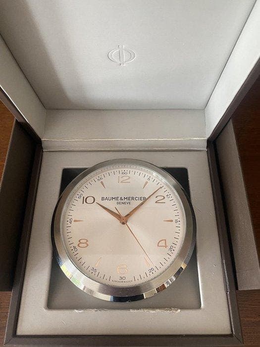 Horloge de bureau, Horloge de table - Baume & Mercier -, Antiquités & Art, Antiquités | Horloges