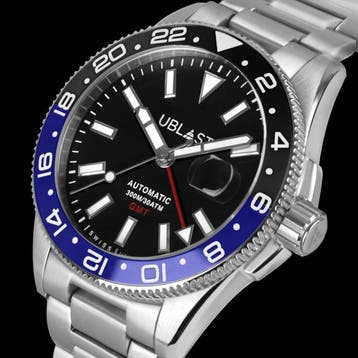 Ublast - Royal GMT Professional - UBRG44BBK - Automatic, Nieuw