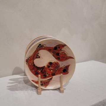 Monique Brunner - Bord (5) - Keramiek - Platos Vallauris