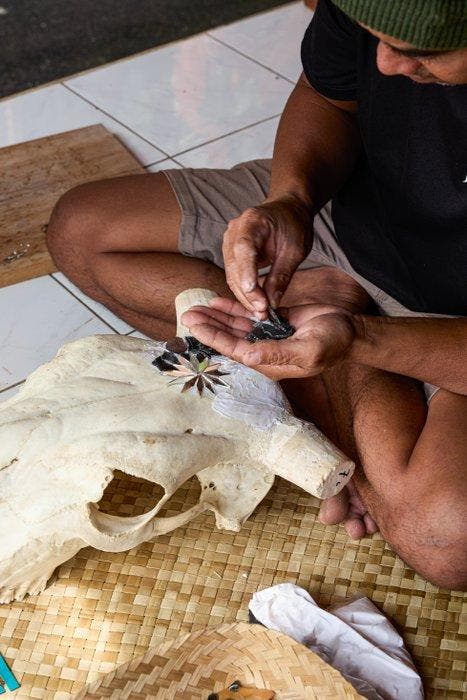 Sans réserve - Tête de vache impressionnante avec, Antiquités & Art, Art | Objets design