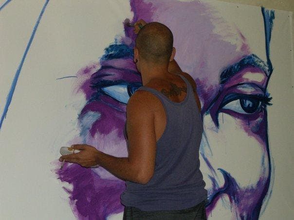 Freddish (1971) - Freddy, Antiquités & Art, Art | Peinture | Moderne