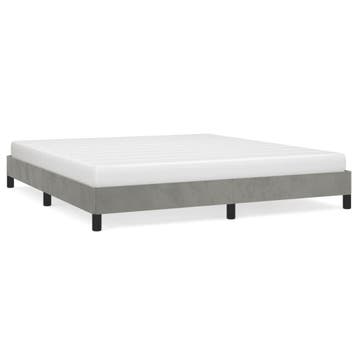 Bedframe 180x200 fluweel | Retour deal | Slaap als een ko..., Verzenden, Tweepersoons, Zo goed als nieuw, 180 cm