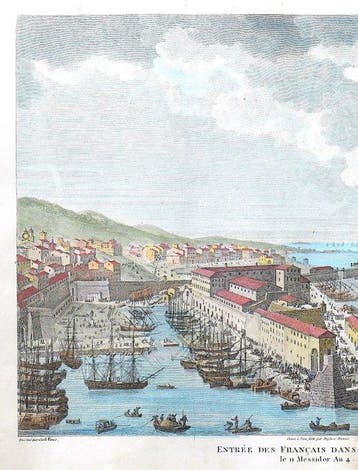 Italië - Livorno (Napoleon); Vernet / Couché - Entrée des