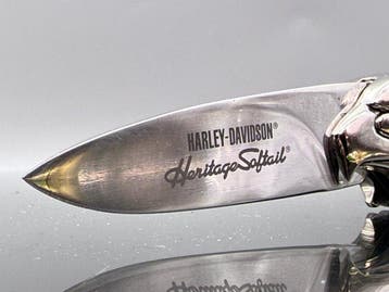 Harley Davidson & Franklin Mint - 925 Sterling Silver Plated