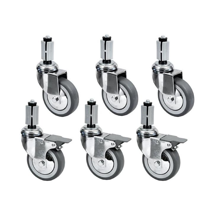 Wielenset | STANDARD LINE EVO | 6 Wielen (3 Geremd) Diamond, Zakelijke goederen, Horeca | Keukenapparatuur, Nieuw in verpakking