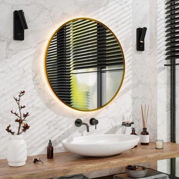 2dekans | Mirlux Badkamerspiegel met LED Verlichting &, Huis en Inrichting, Woonaccessoires | Spiegels, Ophalen of Verzenden, Nieuw