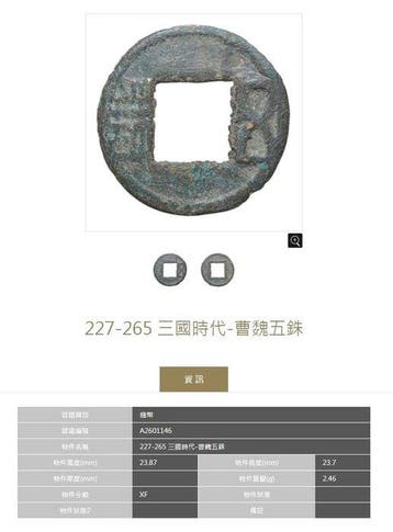 China, Oostelijke Han-dynastie AE Wu Zhu 190-265 AD. Dong
