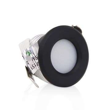 Mini LED Inbouwspot | Warm Wit 3000K | Zwart | Ø28mm | 230V, Verzenden, Nieuw