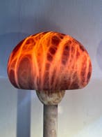 A. Pegasam - A. Pegasam - Tafellamp (2) - Albast - Mushroom, Antiek en Kunst