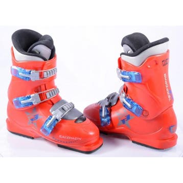 40,5 41 kinder skischoenen SALOMON PERFORMA T3, RED, Sport en Fitness, Verzenden, Gebruikt, Salomon