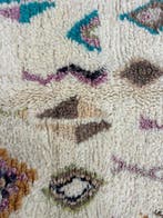Azilal Rug — Traditional Berber Symbols, Multicolour on, Nieuw