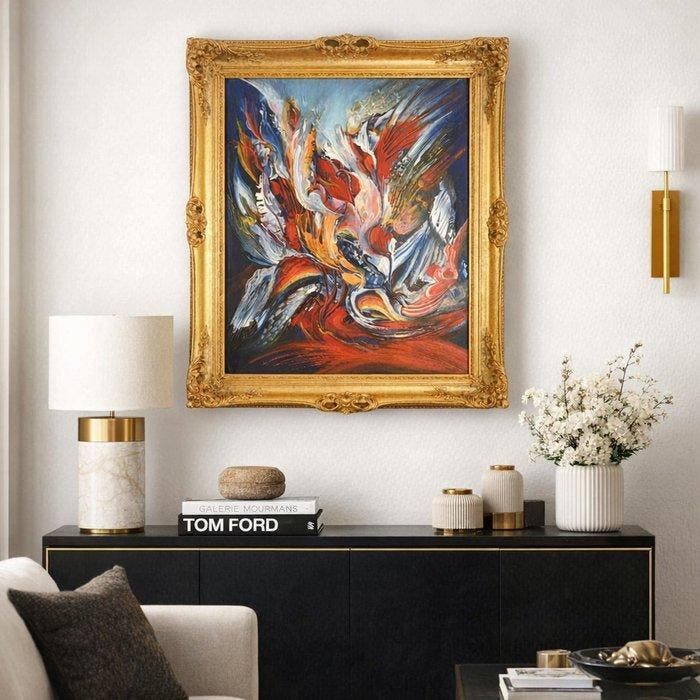 Gemmanick (b. 1937) - Fleurs de Tana, Antiquités & Art, Art | Peinture | Classique