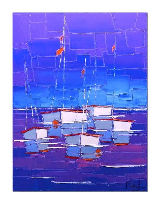 Caroline Mandrafina - Pfleger  Matin calme, Antiquités & Art, Art | Objets design