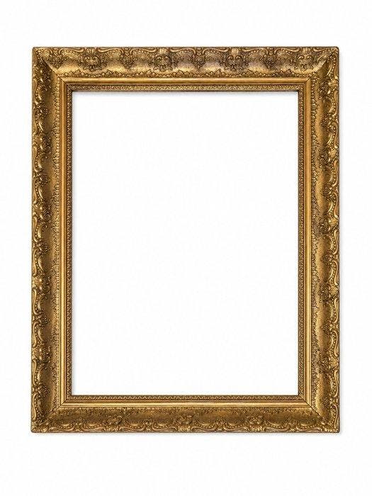 Lijst - Hout, Gips - Antieke lijst, Antiek en Kunst, Antiek | Overige Antiek