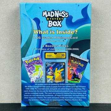 Pokémon Mystery box - Madness Mystery Box - Graded Card -, Nieuw