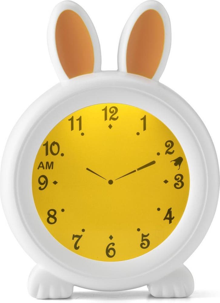 Slaaptrainer - Nachtlampje - Kinderwekker - Pastel Beige - A, Huis en Inrichting, Woonaccessoires | Klokken, Nieuw, Verzenden