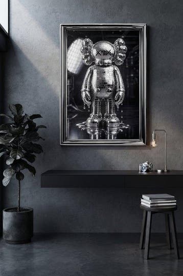 daveY - KAWS LEGO – Liquid Chrome (Mercury Melt), Nieuw